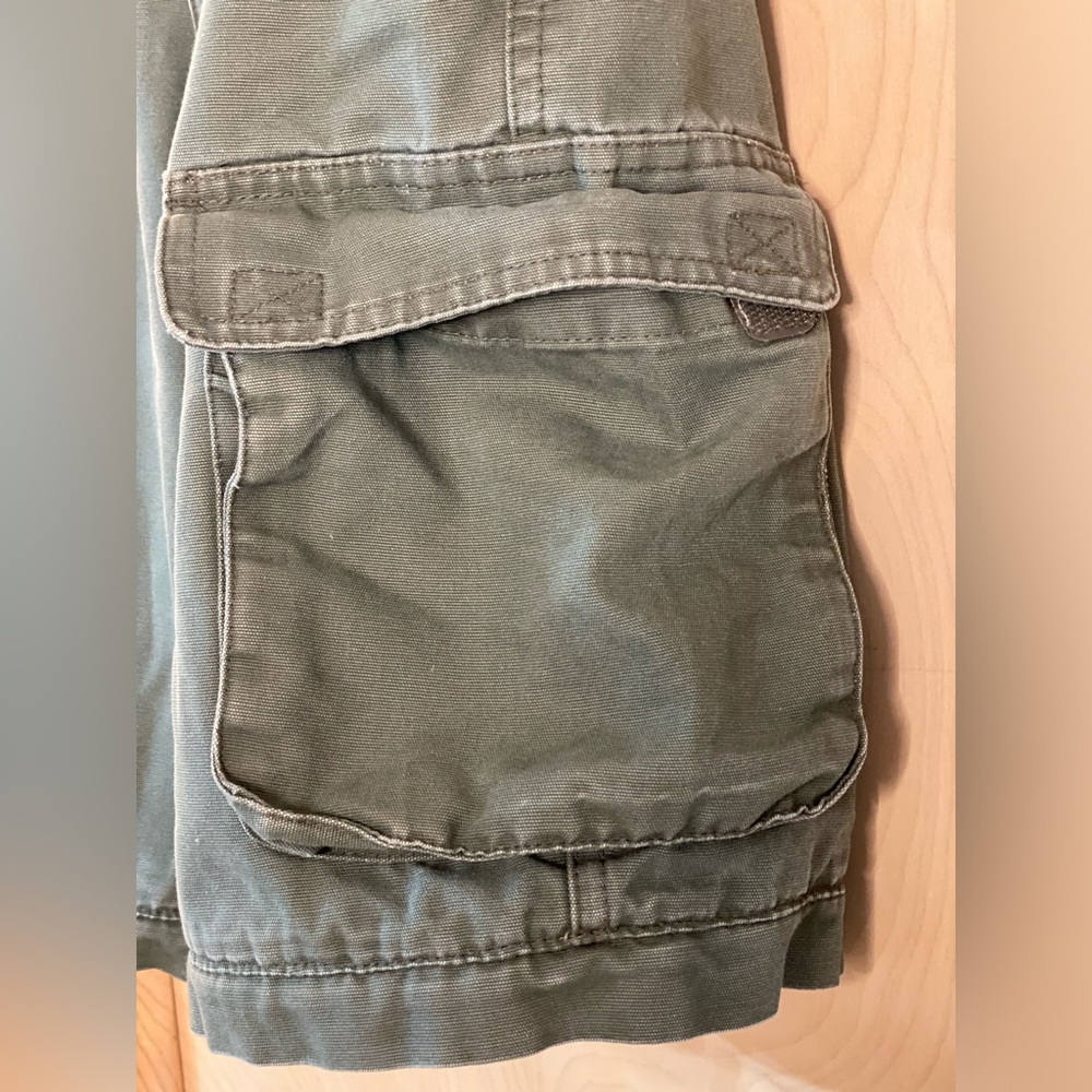 Boy Scouts of America Boys Green Cargo Shorts Youth Camping Hiking - Picture 4 of 10